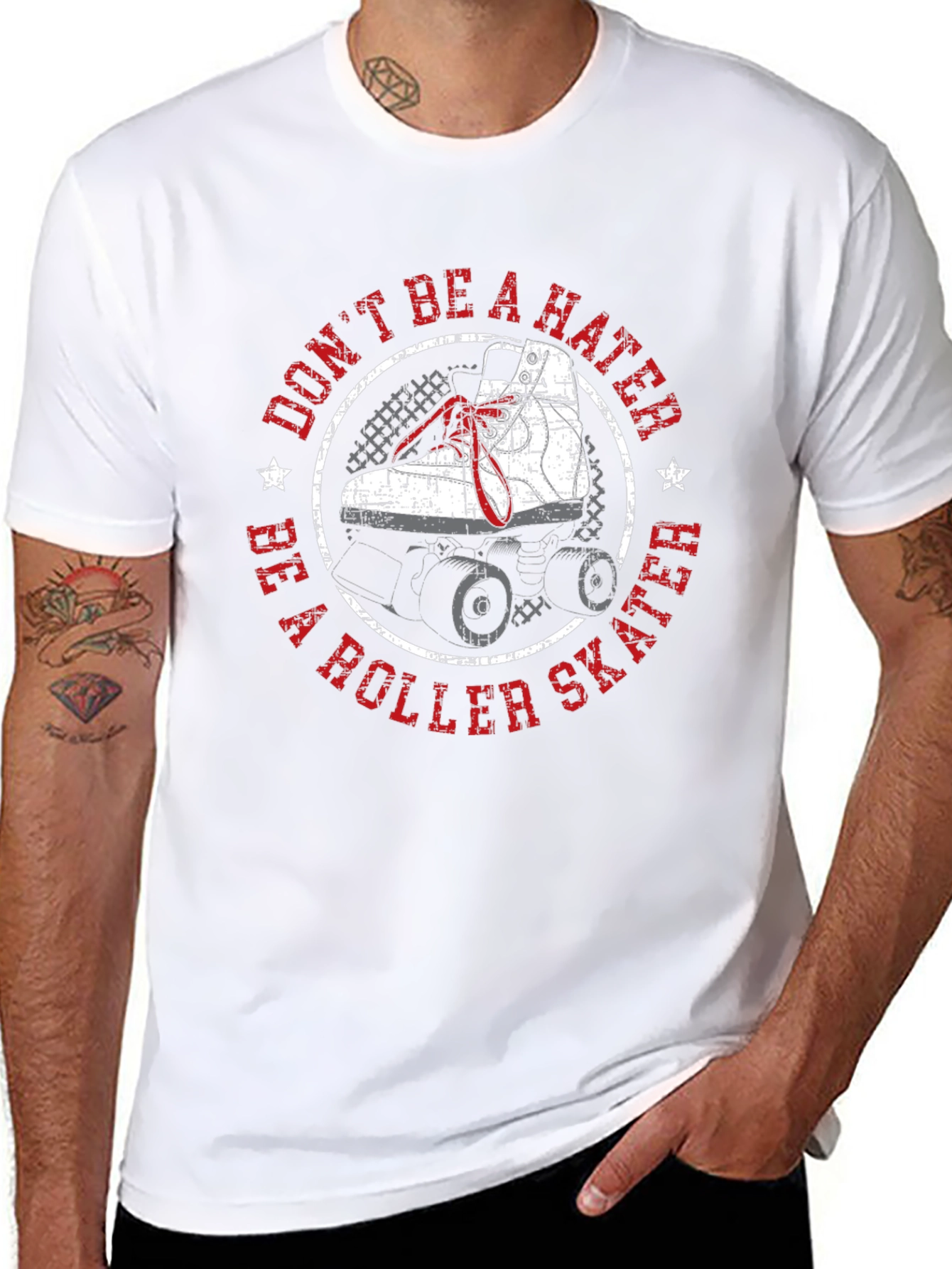 Roller Skate Graphic T-Shirt - Be a Roller Skater