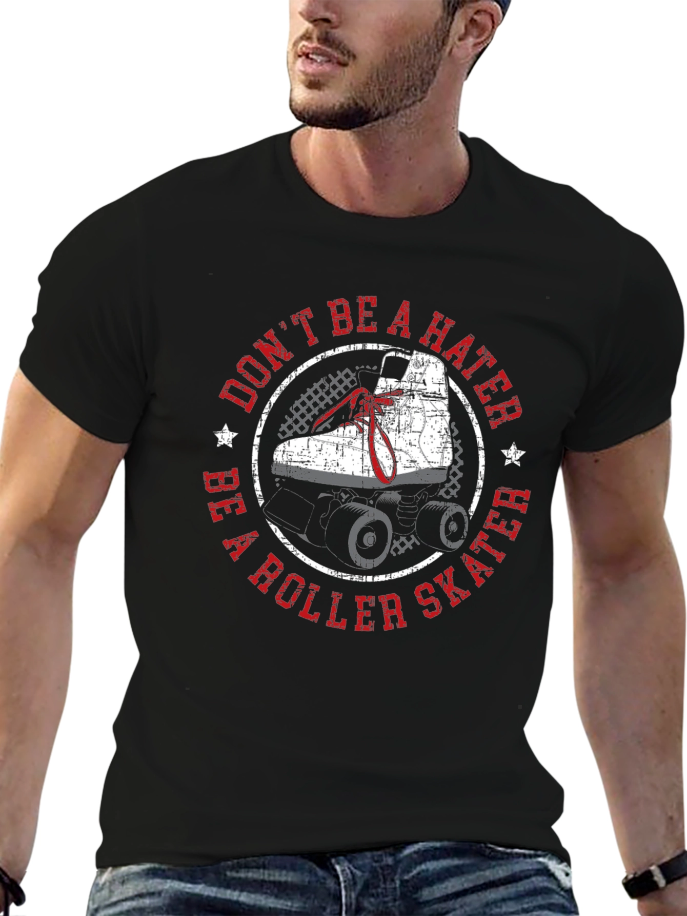 Roller Skate Graphic T-Shirt - Be a Roller Skater
