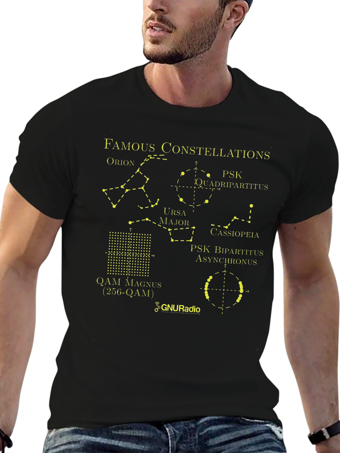 Constellation Schematic Graphic T-Shirt