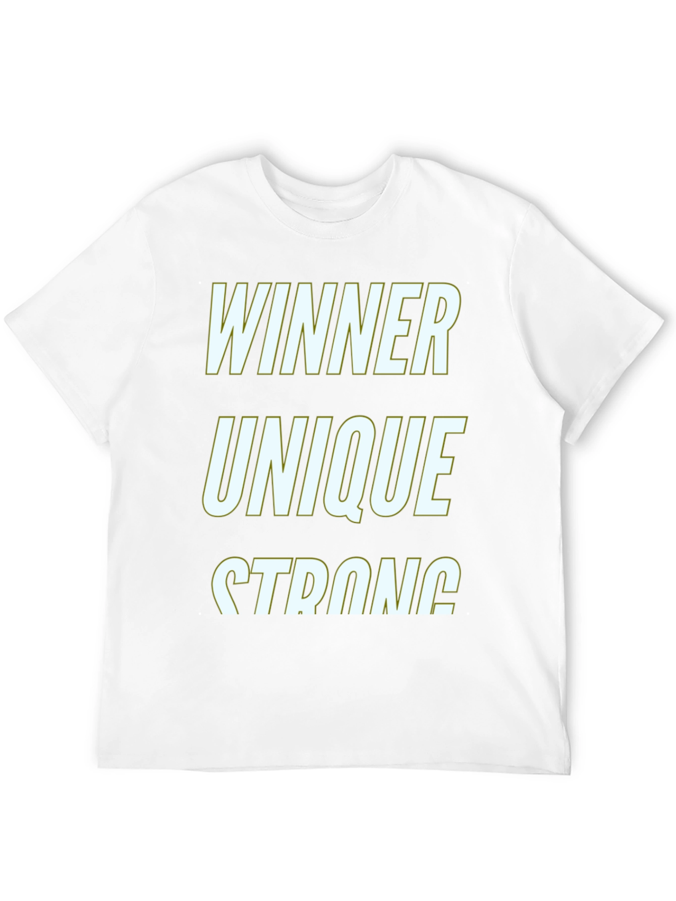 Winner Unique Strong Graphic T-Shirt