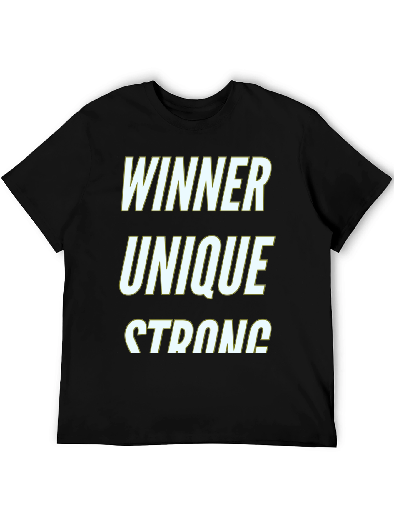 Winner Unique Strong Graphic T-Shirt