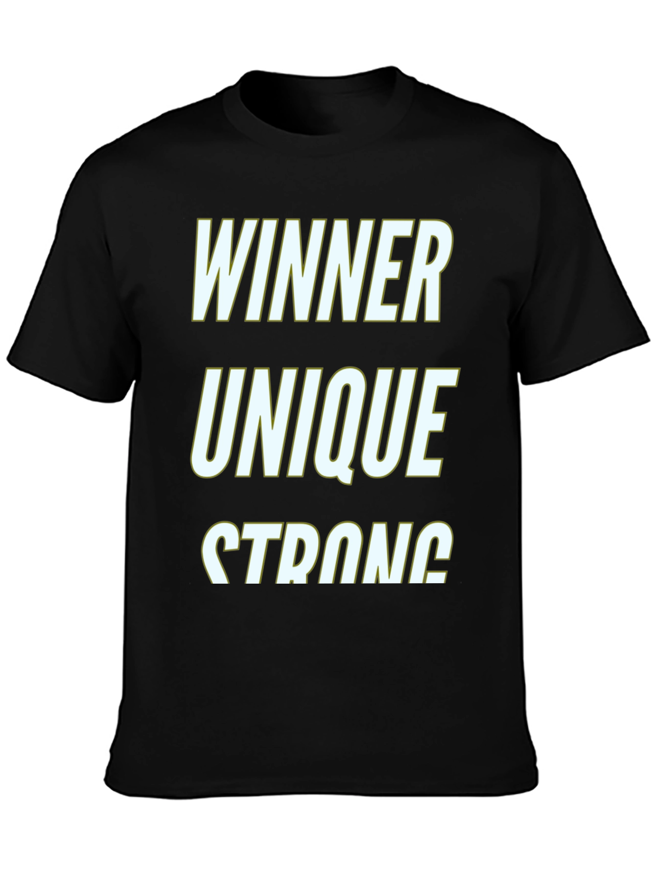 Winner Unique Strong Graphic T-Shirt