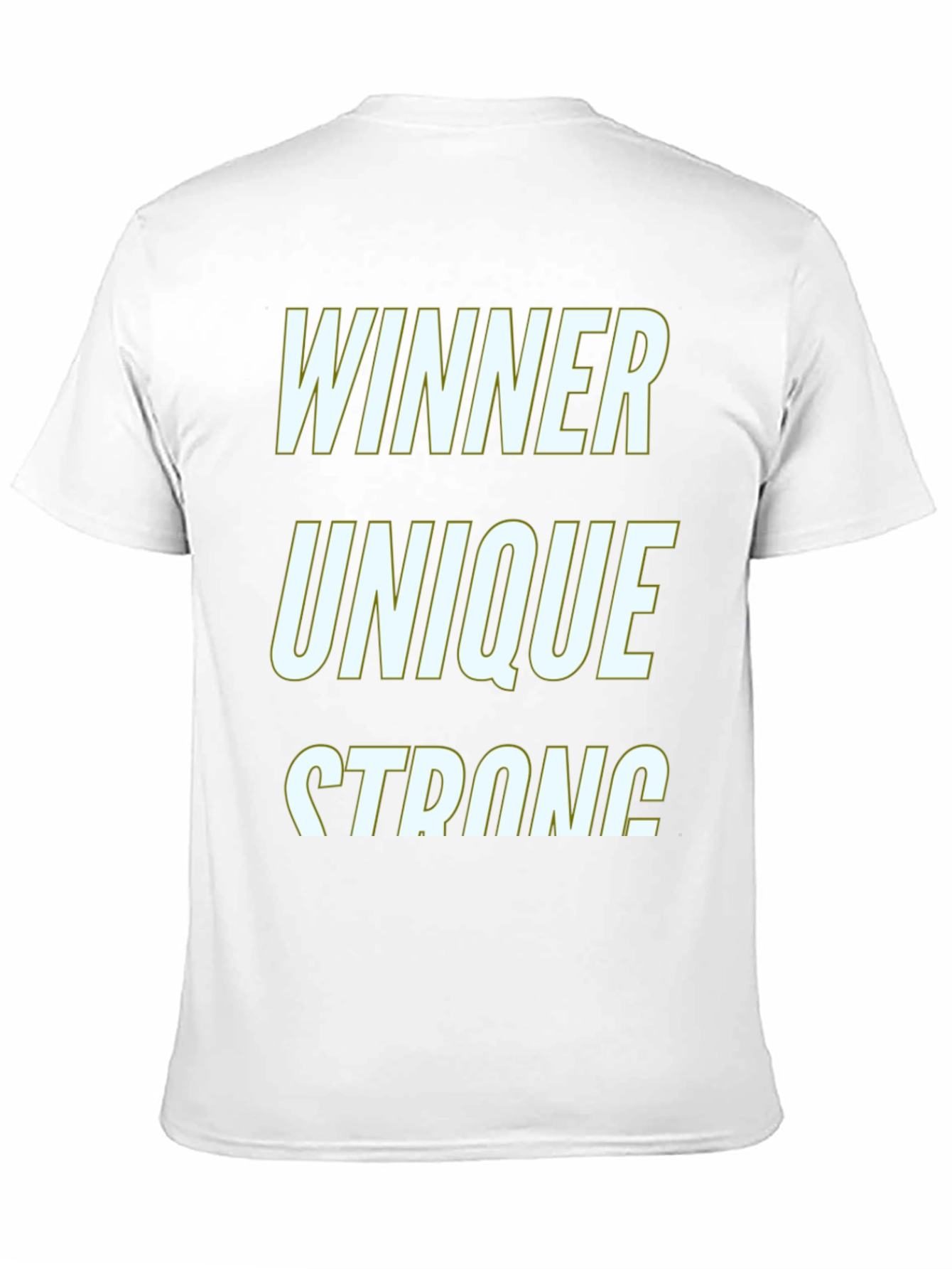Winner Unique Strong Graphic T-Shirt
