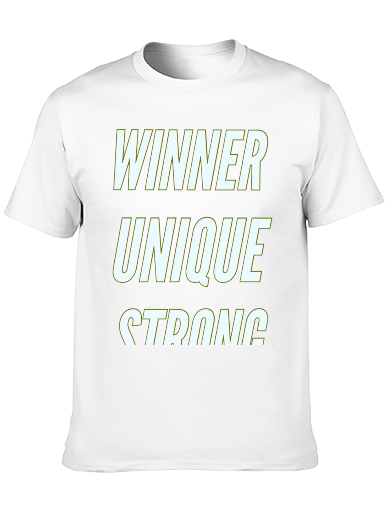 Winner Unique Strong Graphic T-Shirt