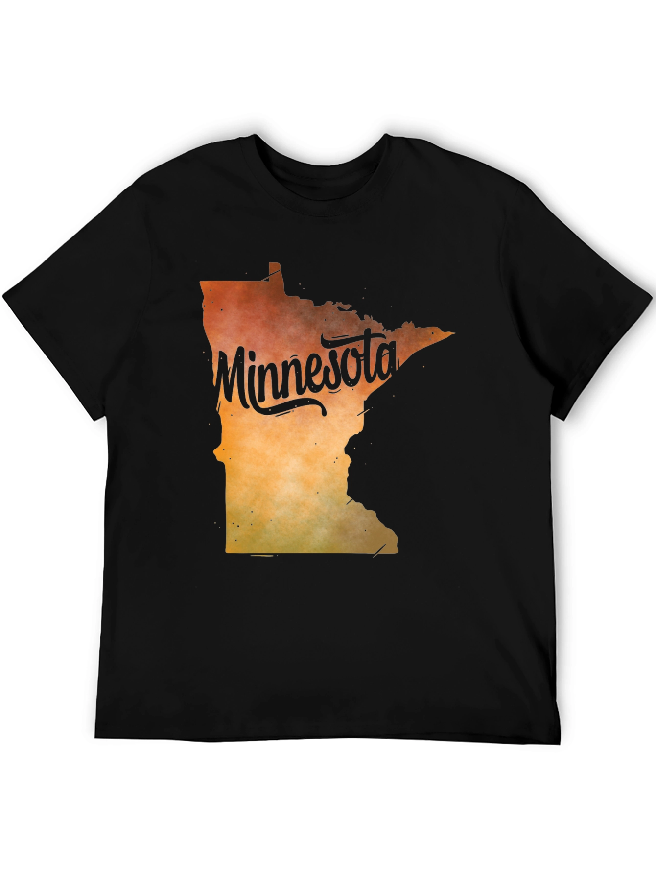 Minnesota State Outline Graphic T-Shirt