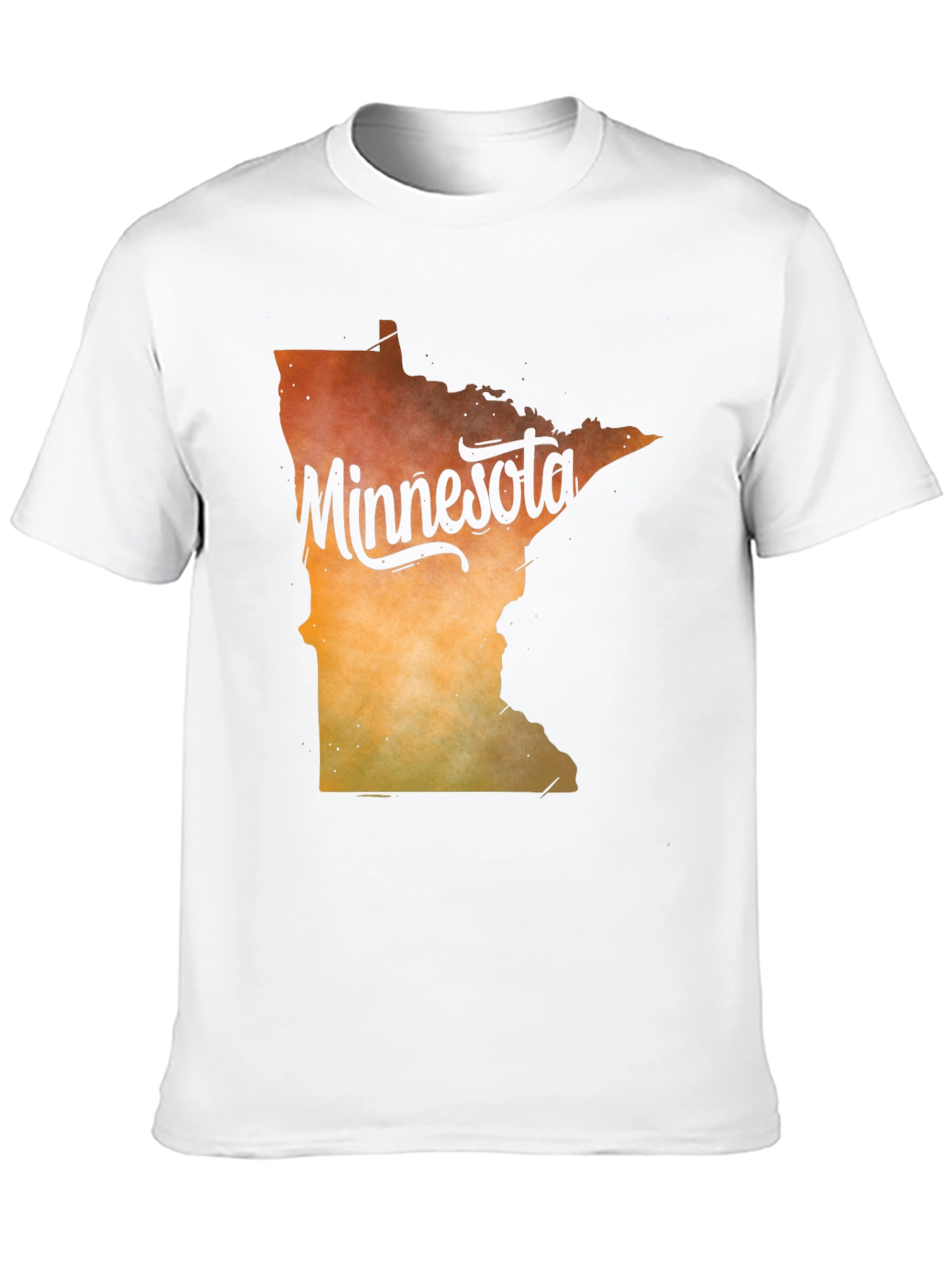 Minnesota State Outline Graphic T-Shirt