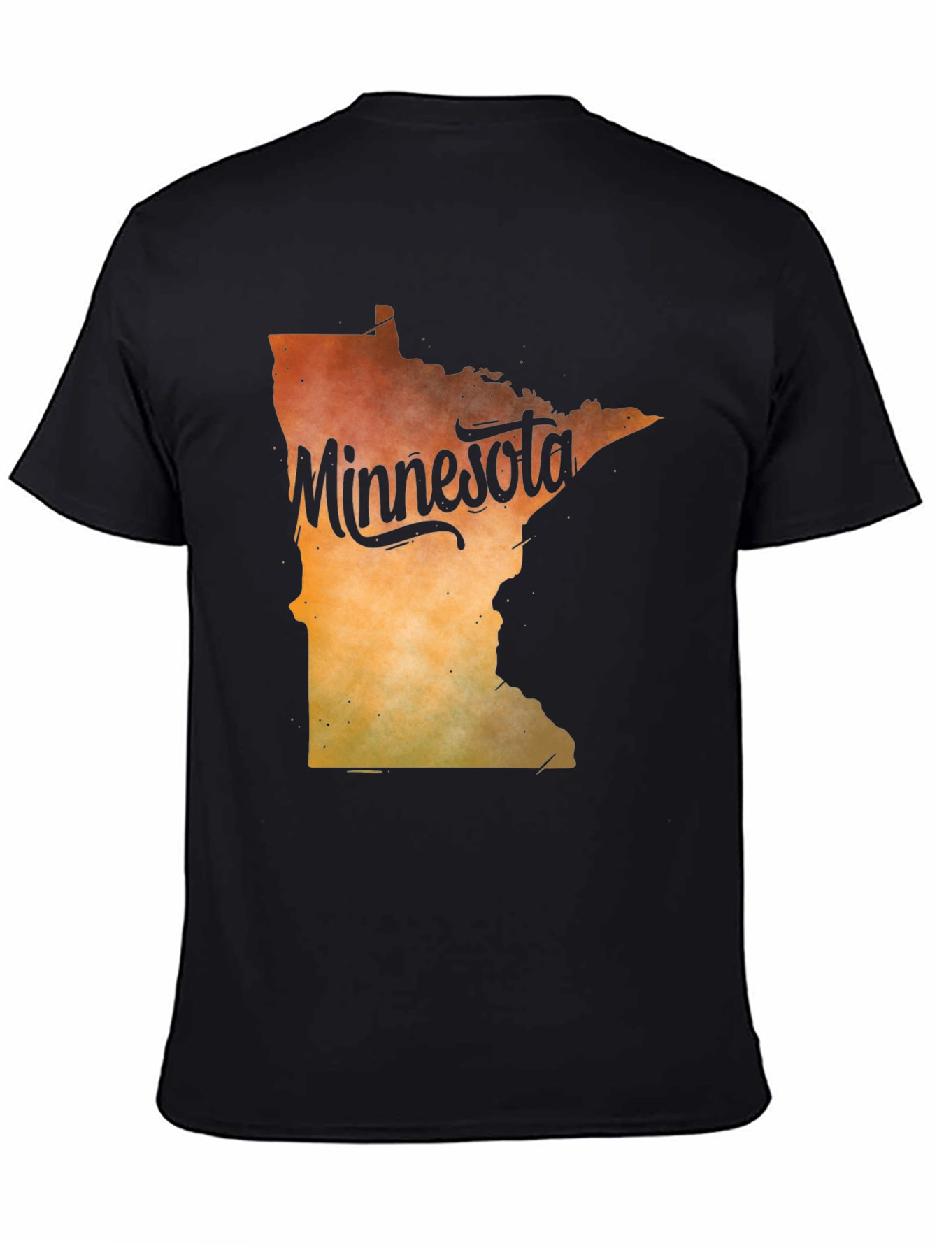 Minnesota State Outline Graphic T-Shirt