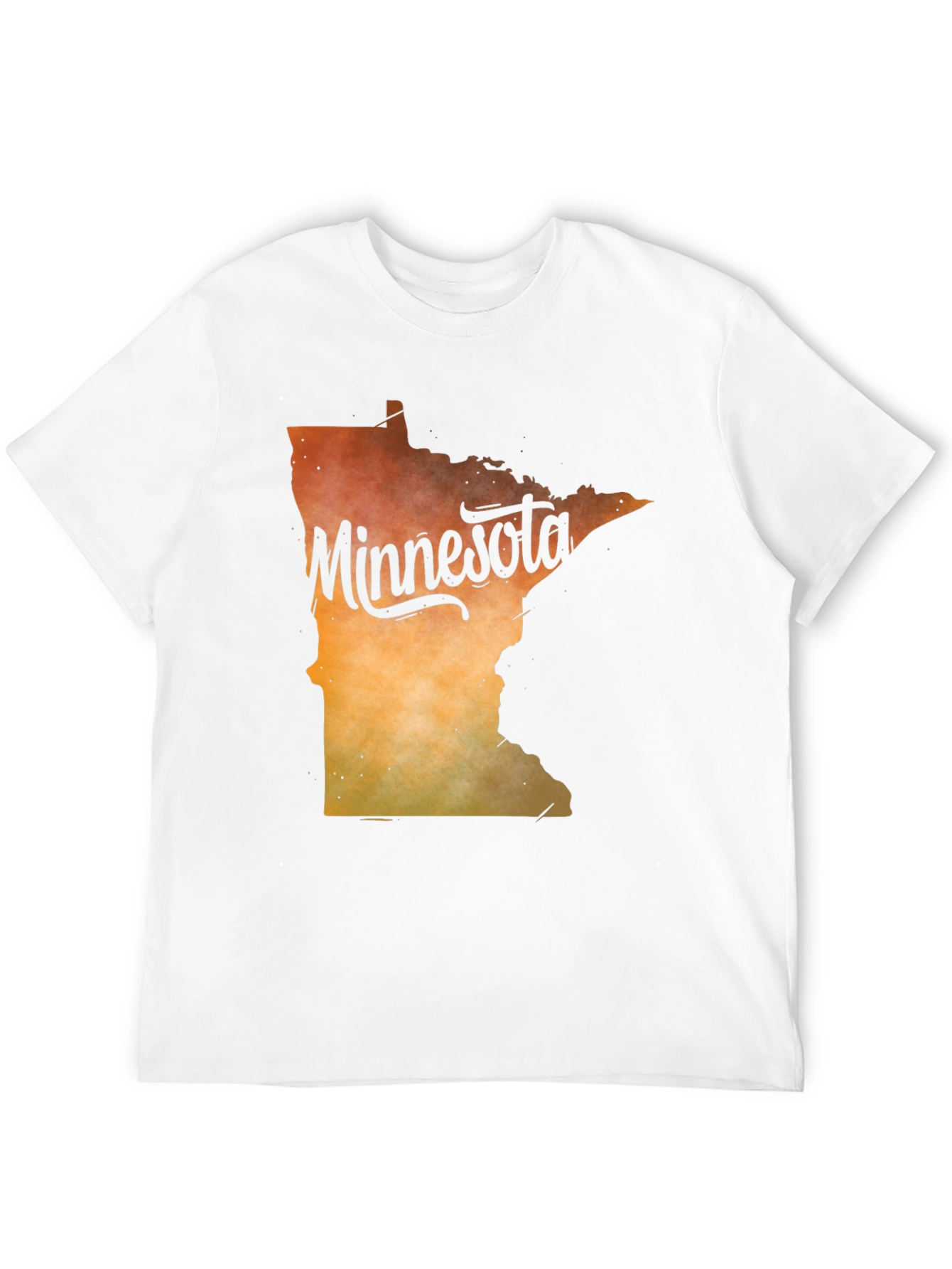 Minnesota State Outline Graphic T-Shirt