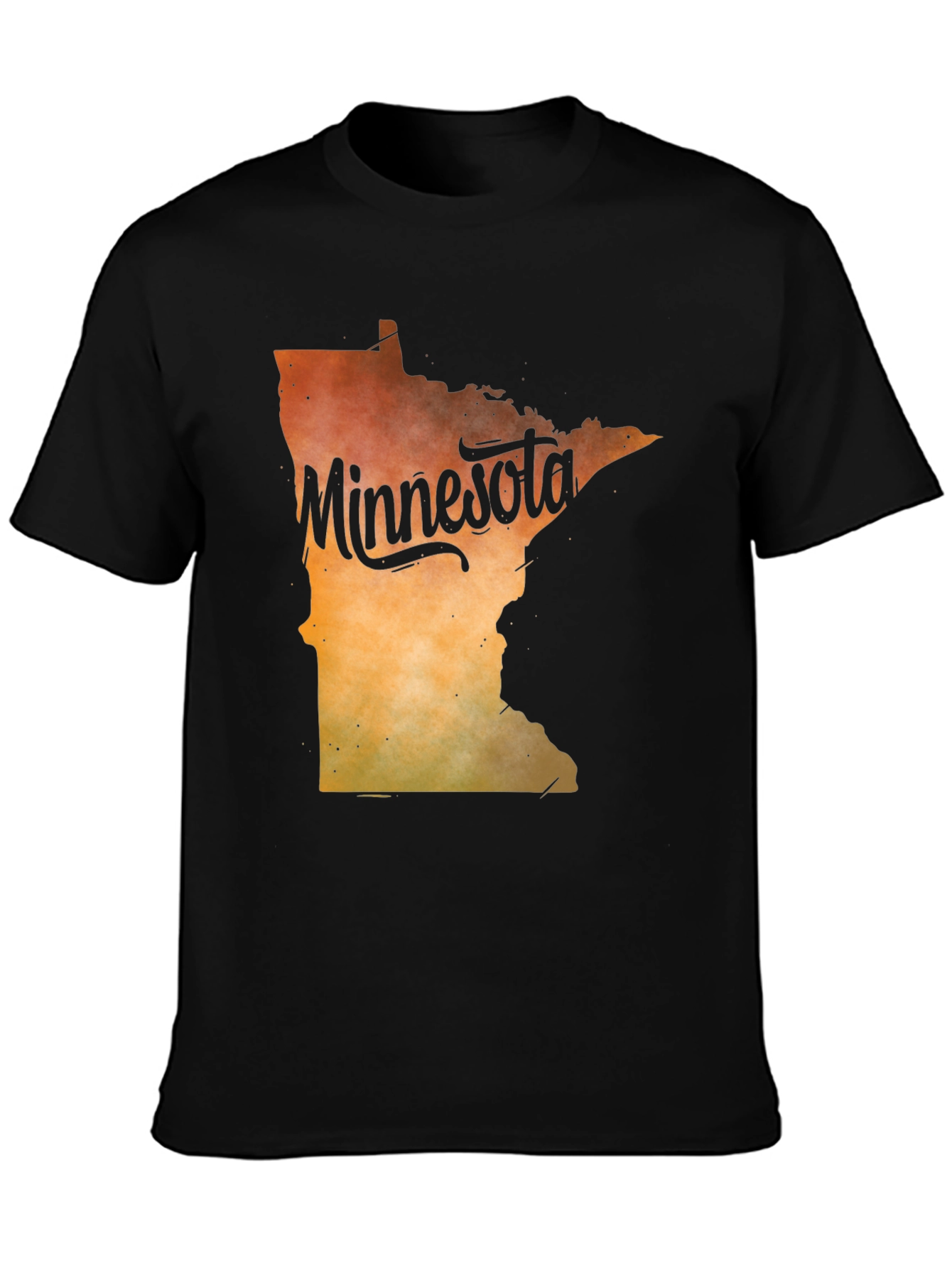 Minnesota State Outline Graphic T-Shirt