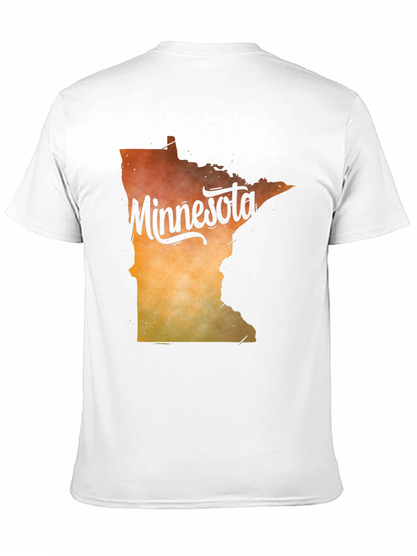 Minnesota State Outline Graphic T-Shirt