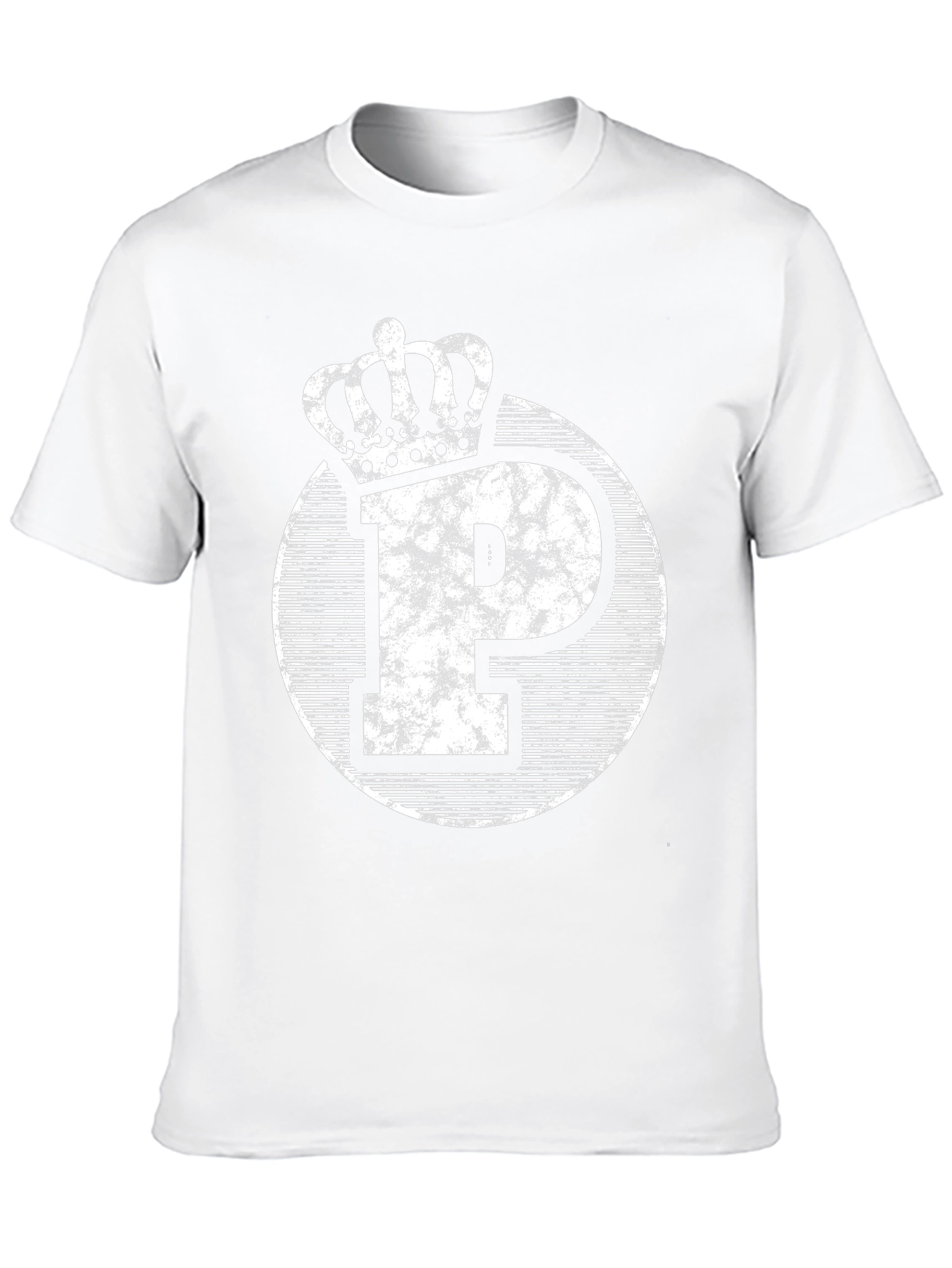 King P Graphic Tee - Black Crew Neck