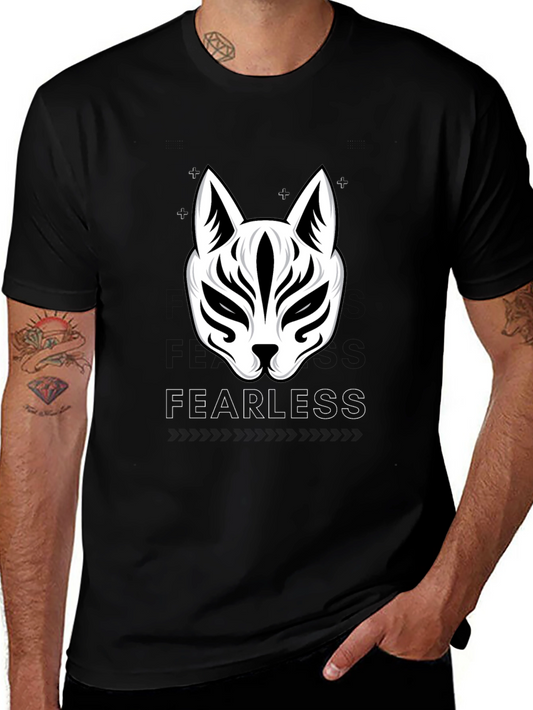 Fearless Fox Graphic Tee - Black