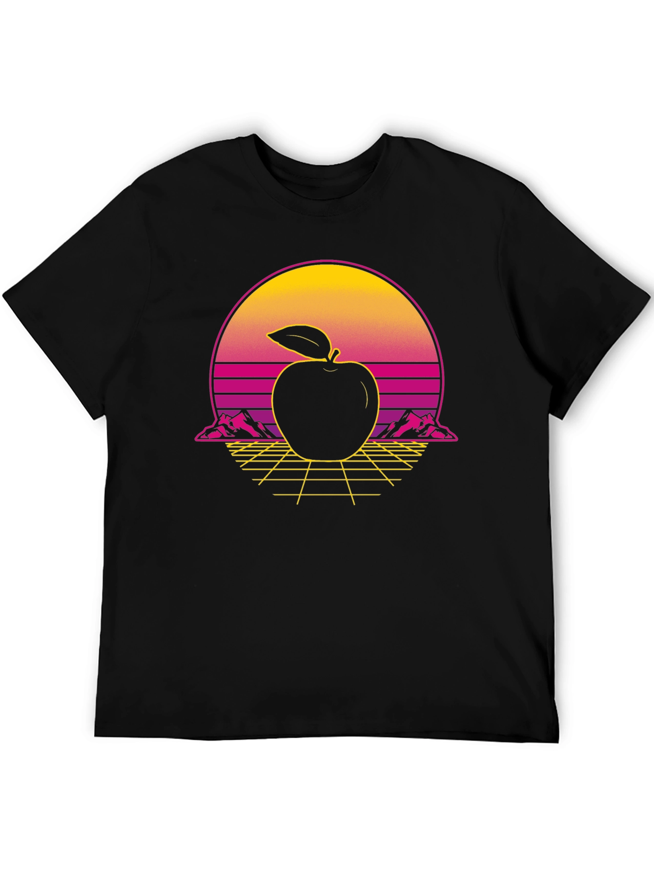 Retro Apple T-Shirt - 80s Style Graphic Tee