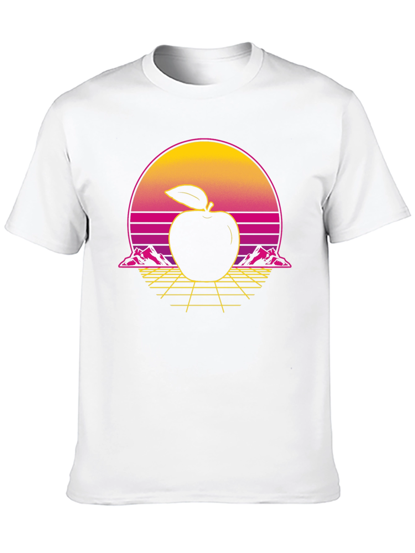 Retro Apple T-Shirt - 80s Style Graphic Tee