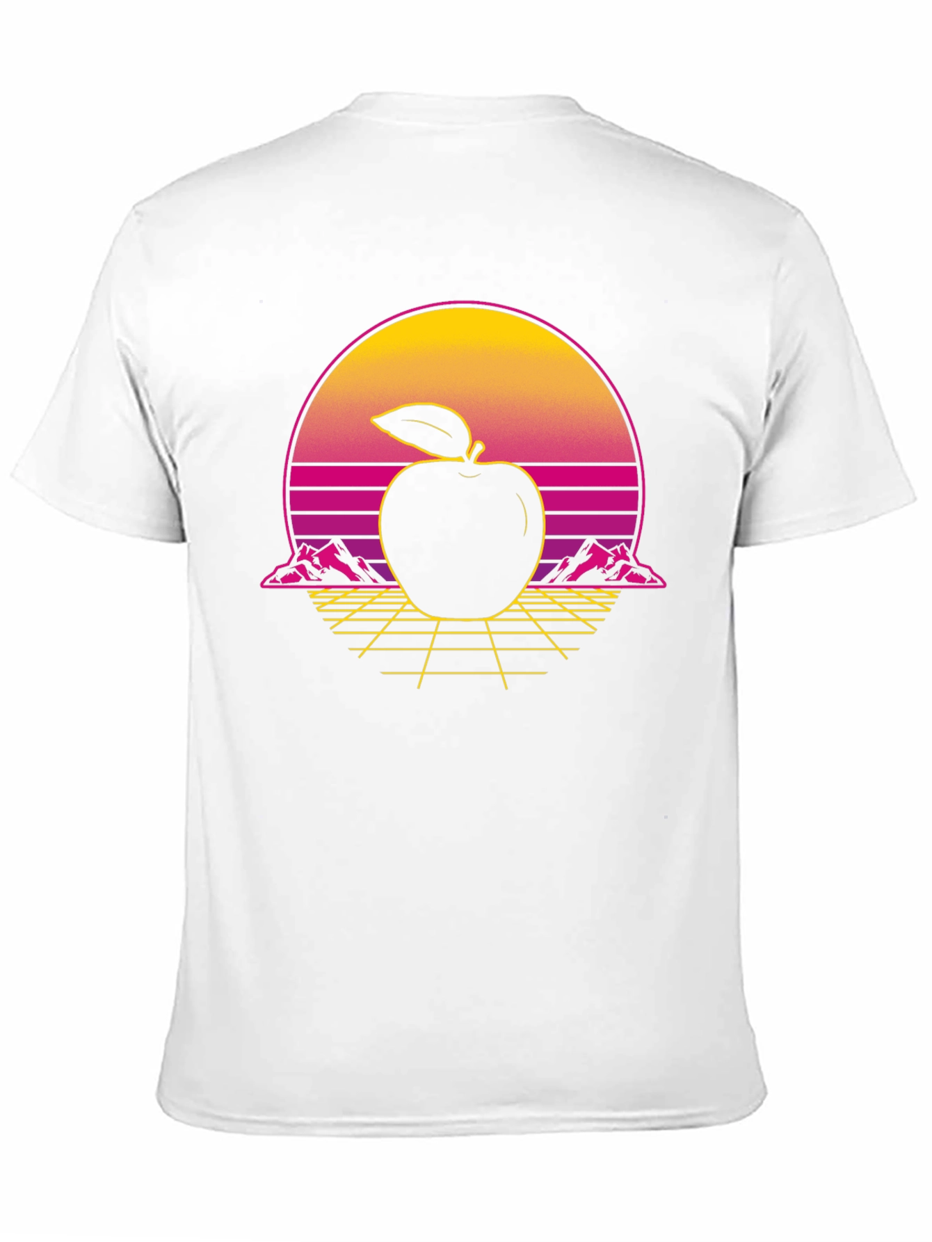 Retro Apple T-Shirt - 80s Style Graphic Tee