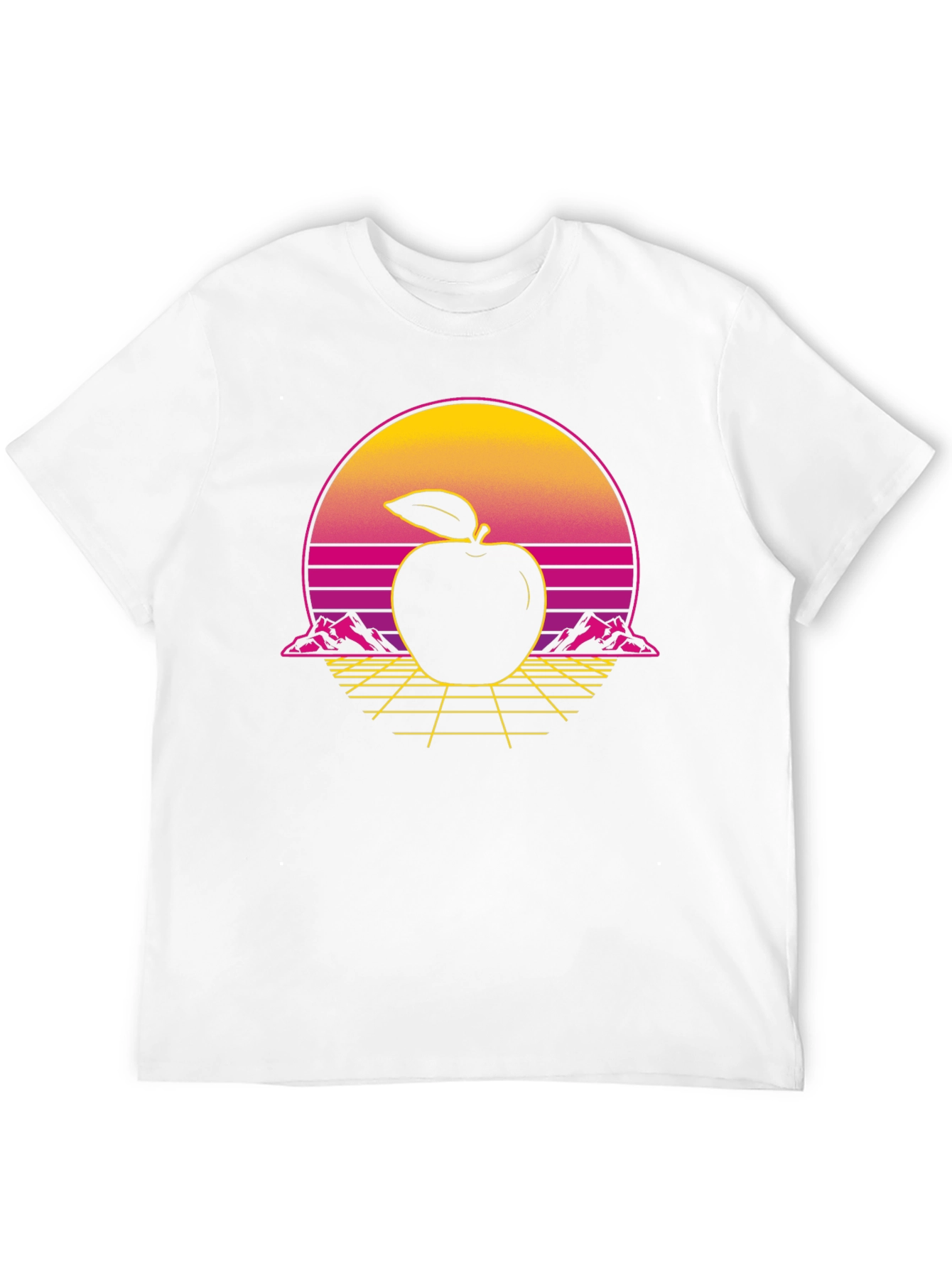 Retro Apple T-Shirt - 80s Style Graphic Tee