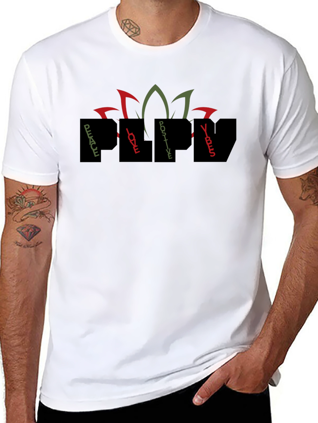 Positive Vibes Graphic Tee - Black T-Shirt