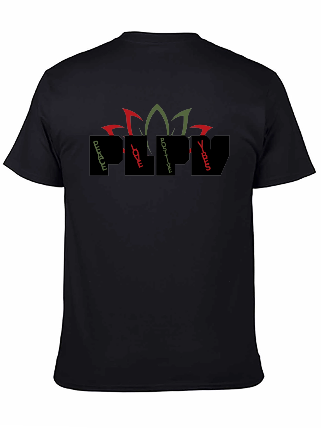 Positive Vibes Graphic Tee - Black T-Shirt