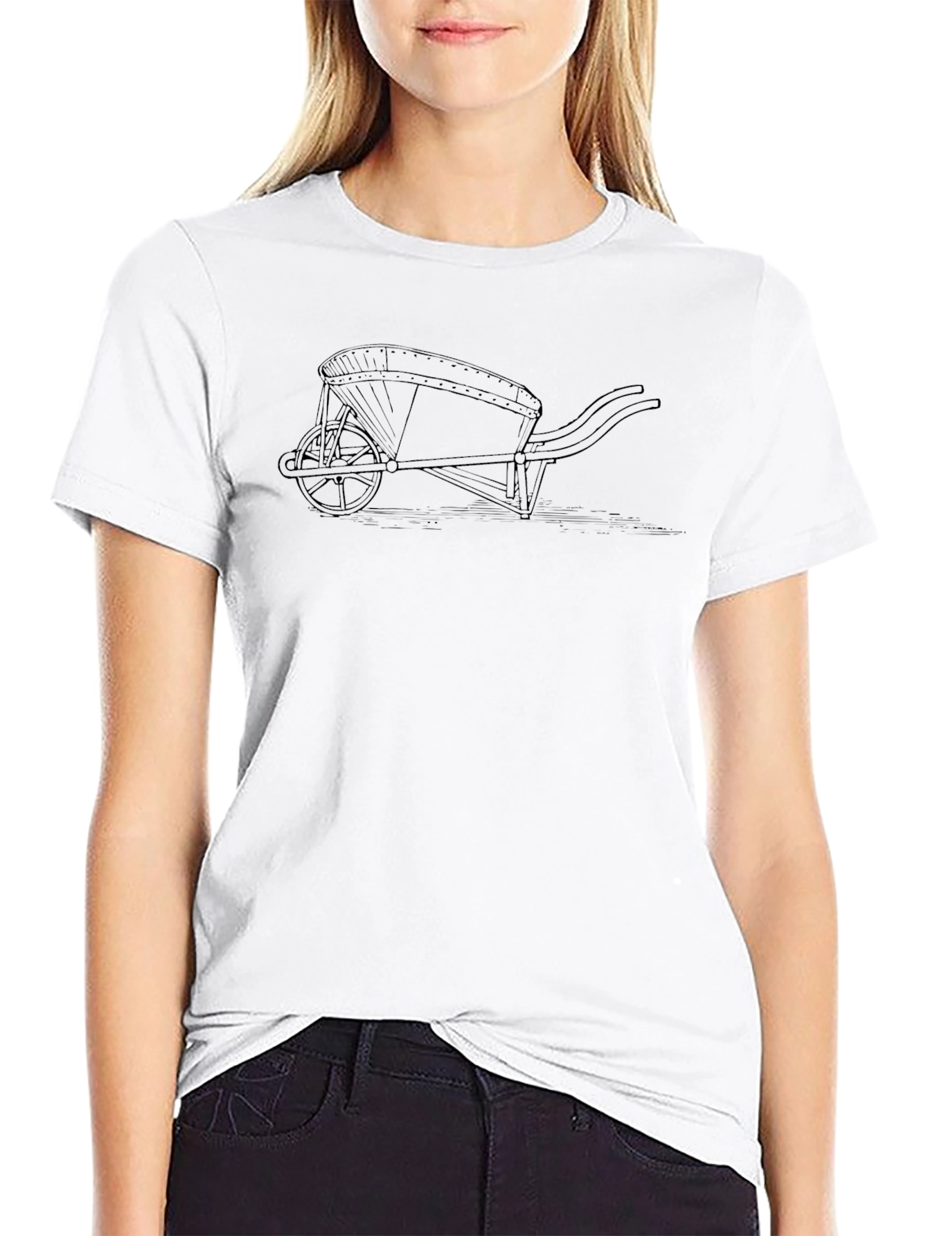 Wheelbarrow Graphic Tee - Black