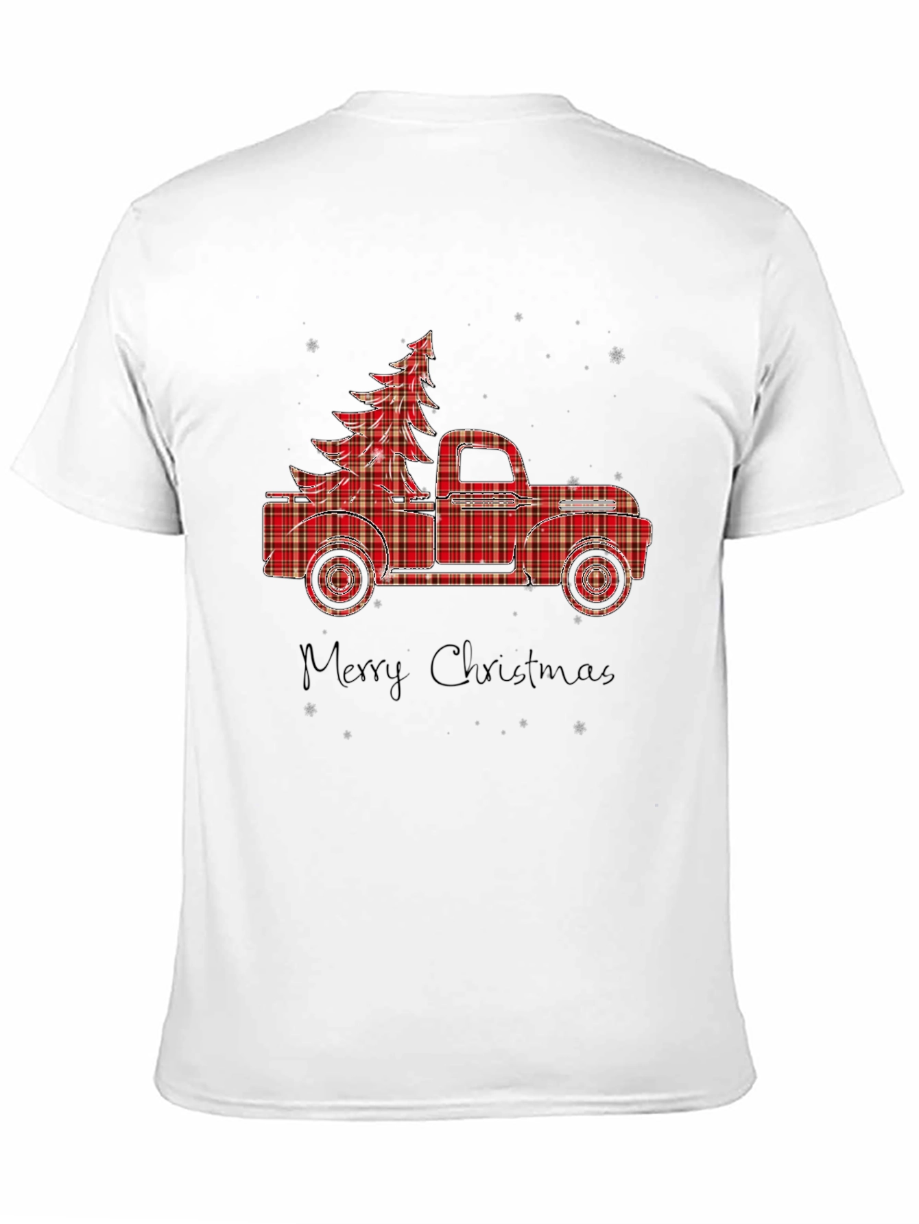 Plaid Truck & Tree Graphic Tee