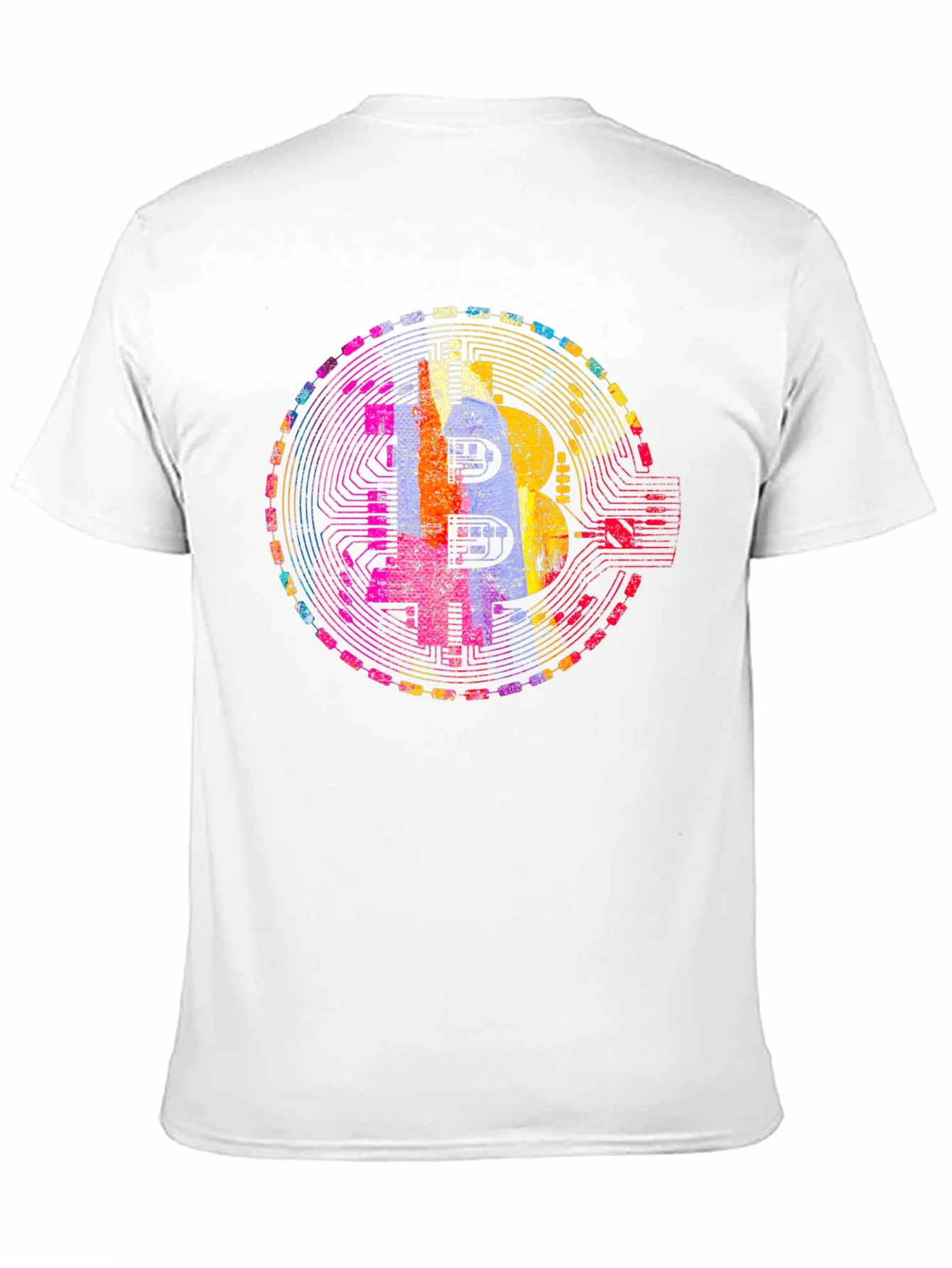Bitcoin Art Graphic Tee - Crypto Enthusiast T-Shirt