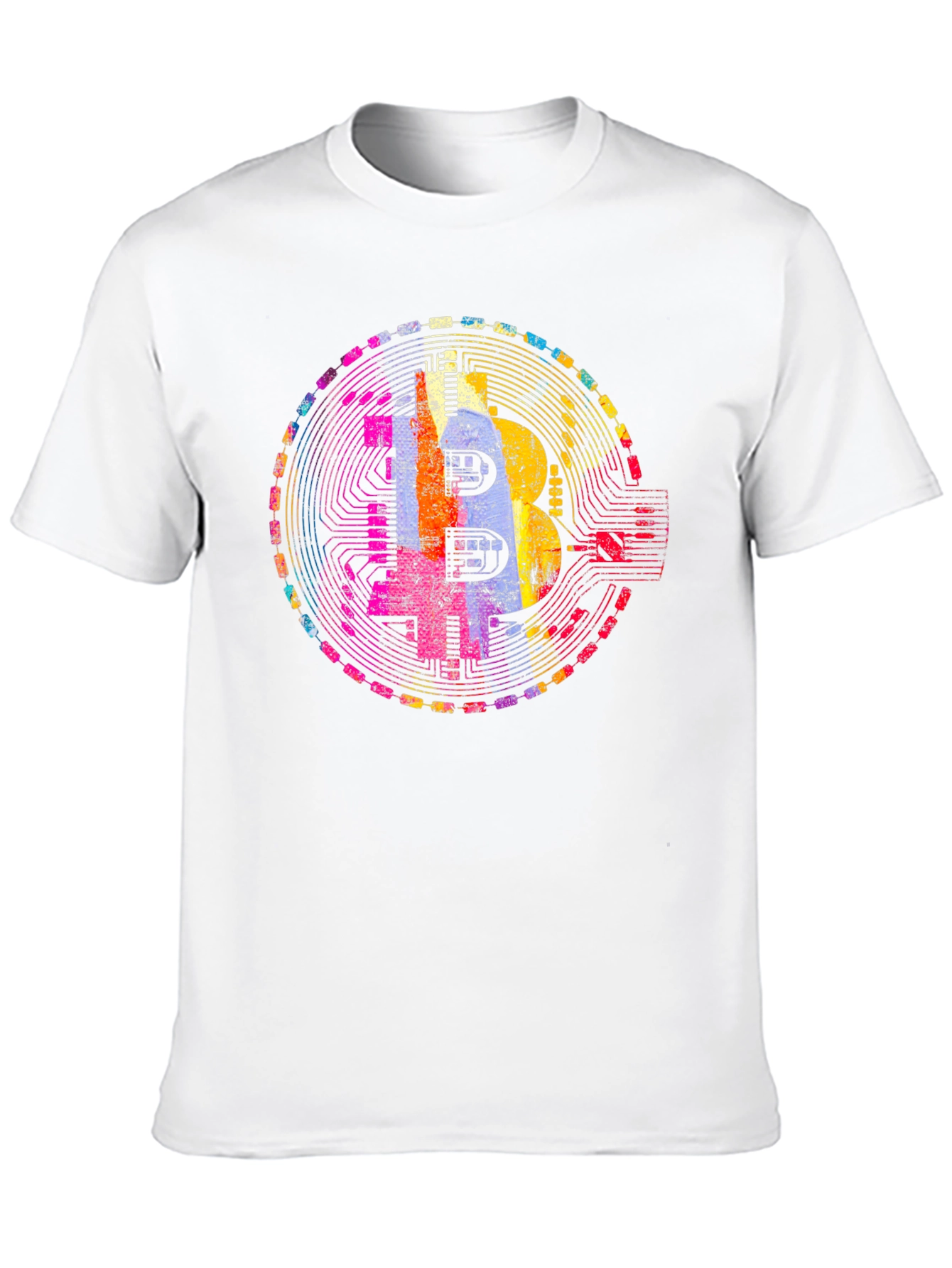 Bitcoin Art Graphic Tee - Crypto Enthusiast T-Shirt
