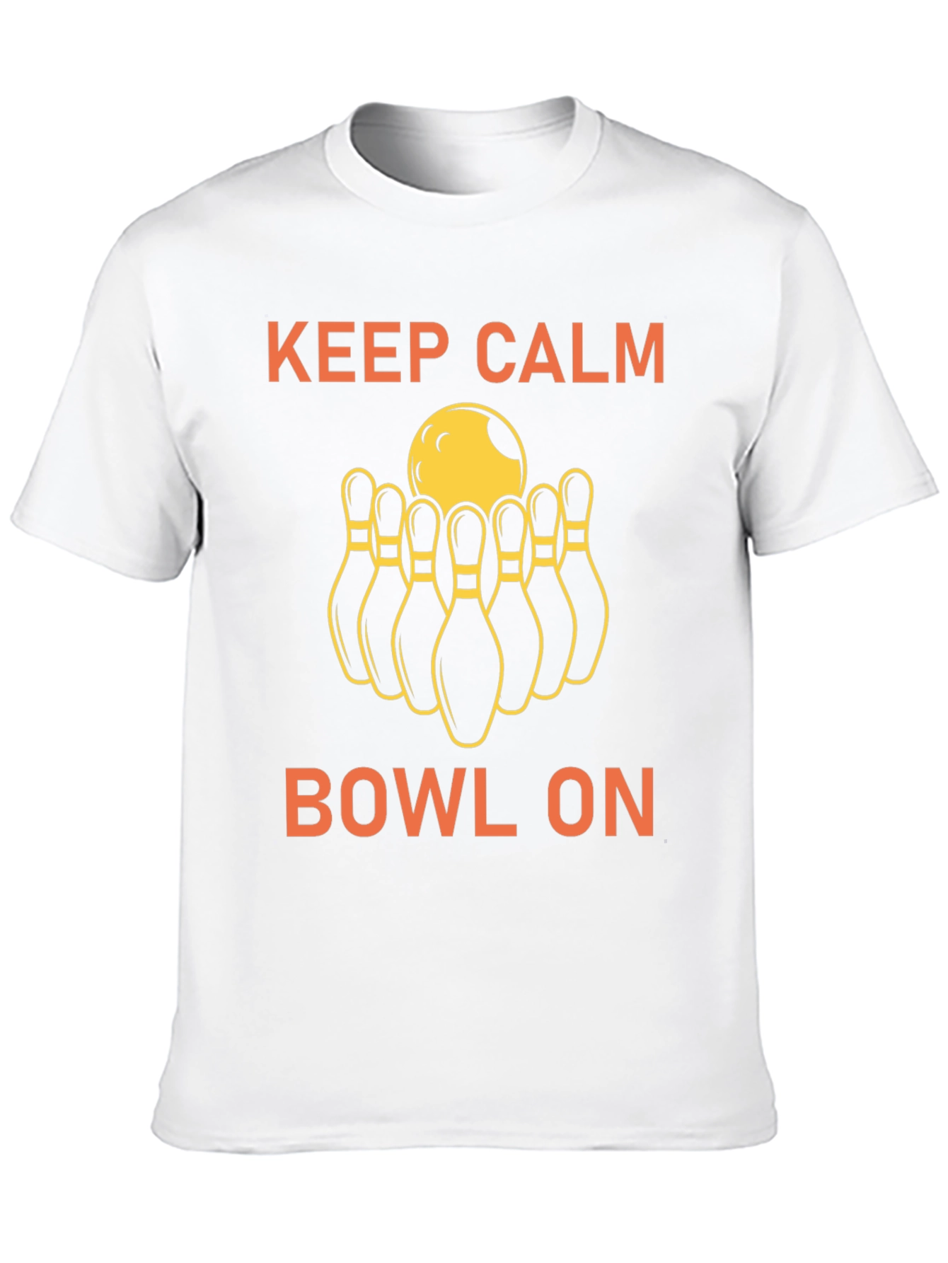 Keep Calm Bowl On Graphic Tee