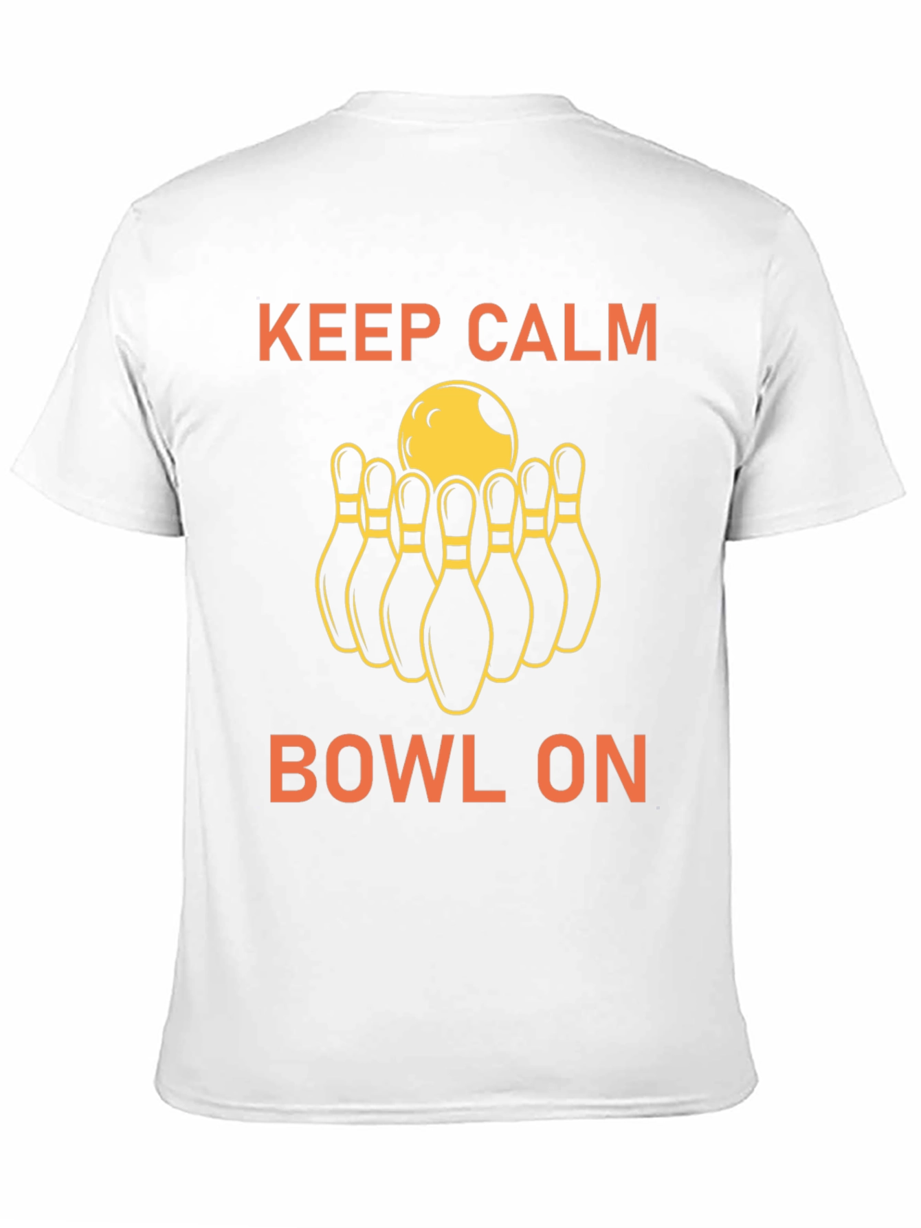Keep Calm Bowl On Graphic Tee