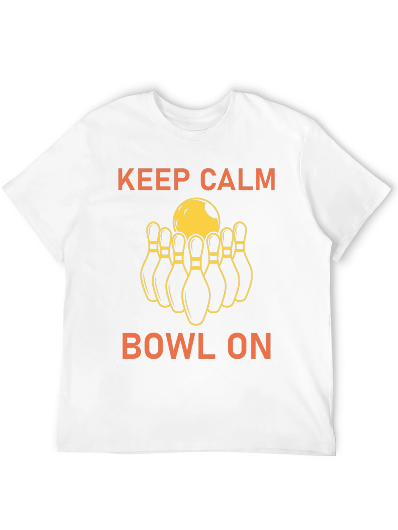 Keep Calm Bowl On Graphic Tee