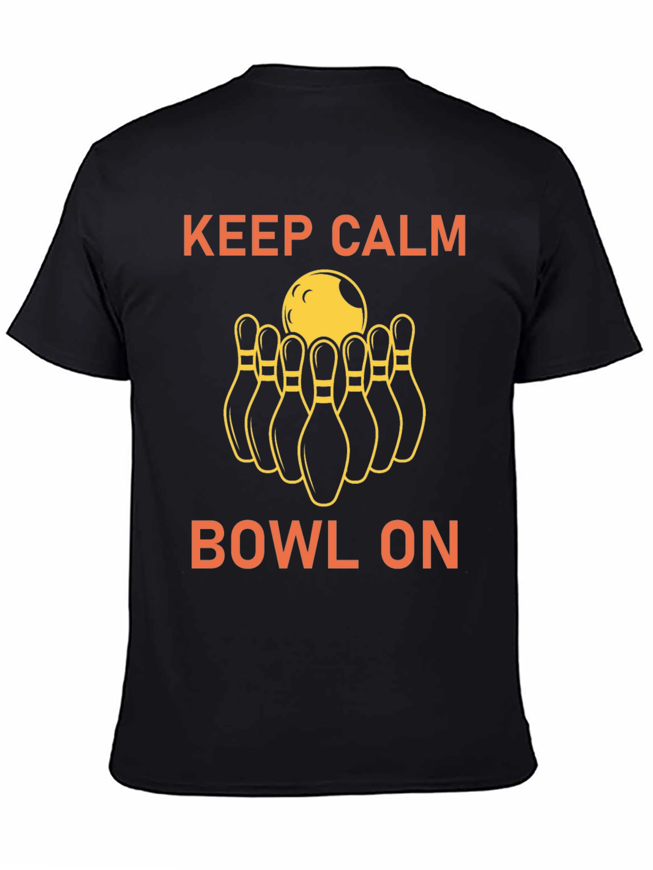 Keep Calm Bowl On Graphic Tee