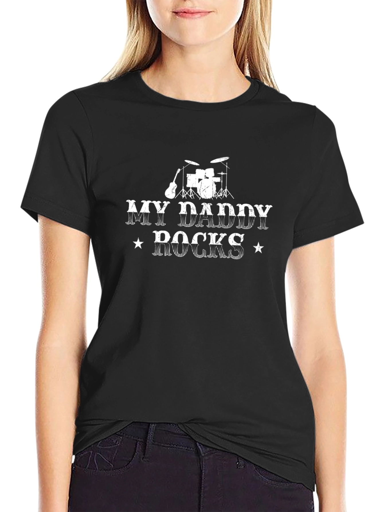 My Daddy Rocks T-Shirt - Musician Dad Tee