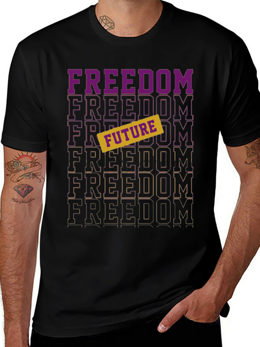Freedom Future Graphic Tee - Stylish Comfort