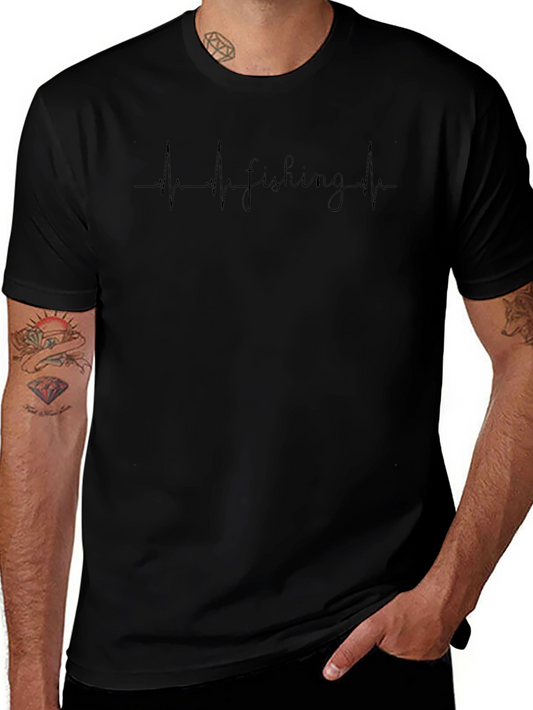 Fishing Heartbeat T-Shirt