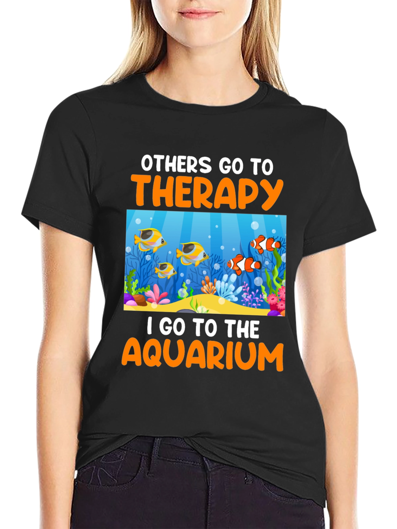 Aquarium Therapy T-Shirt Fish Lover Tee