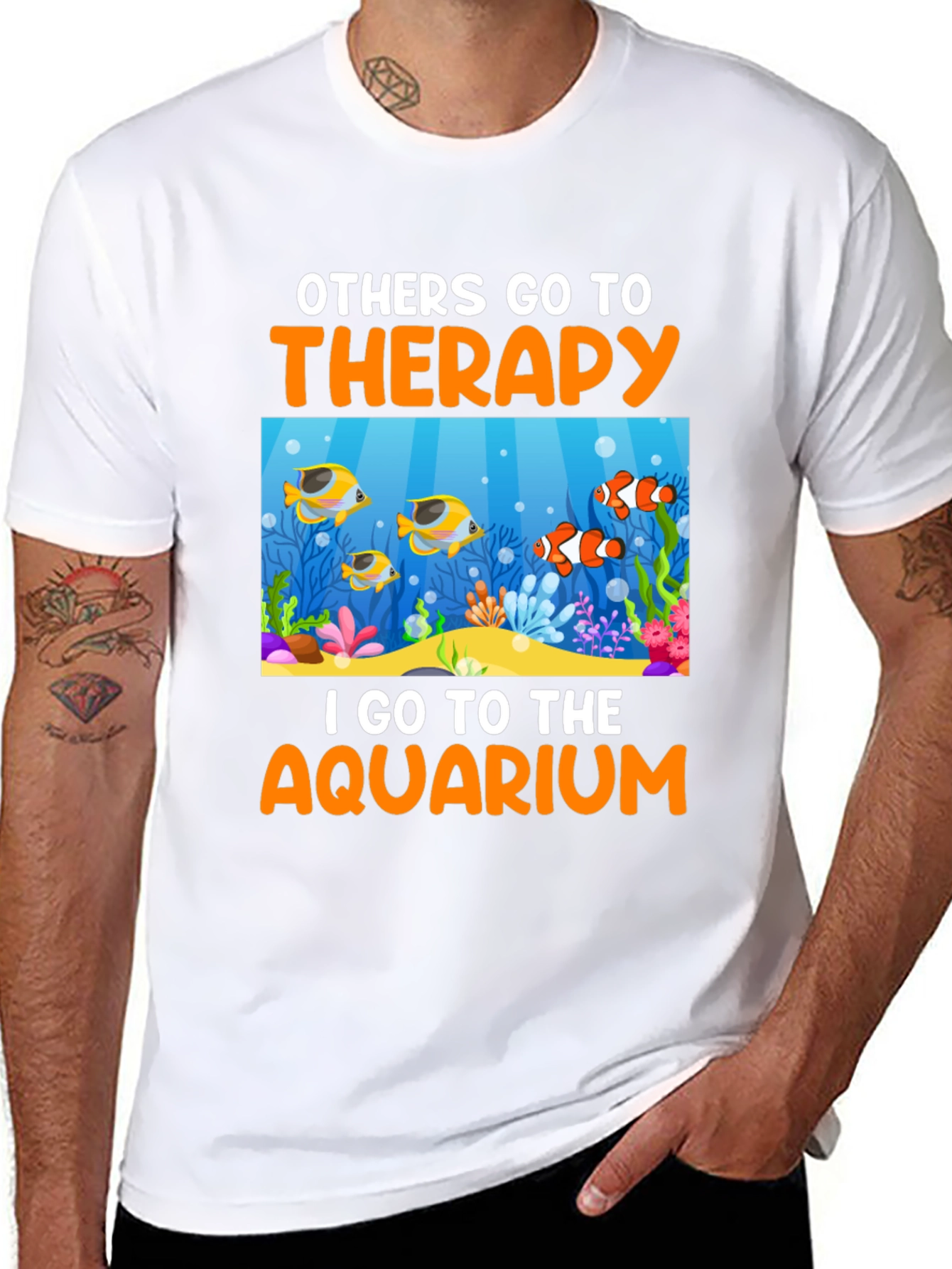 Aquarium Therapy T-Shirt Fish Lover Tee