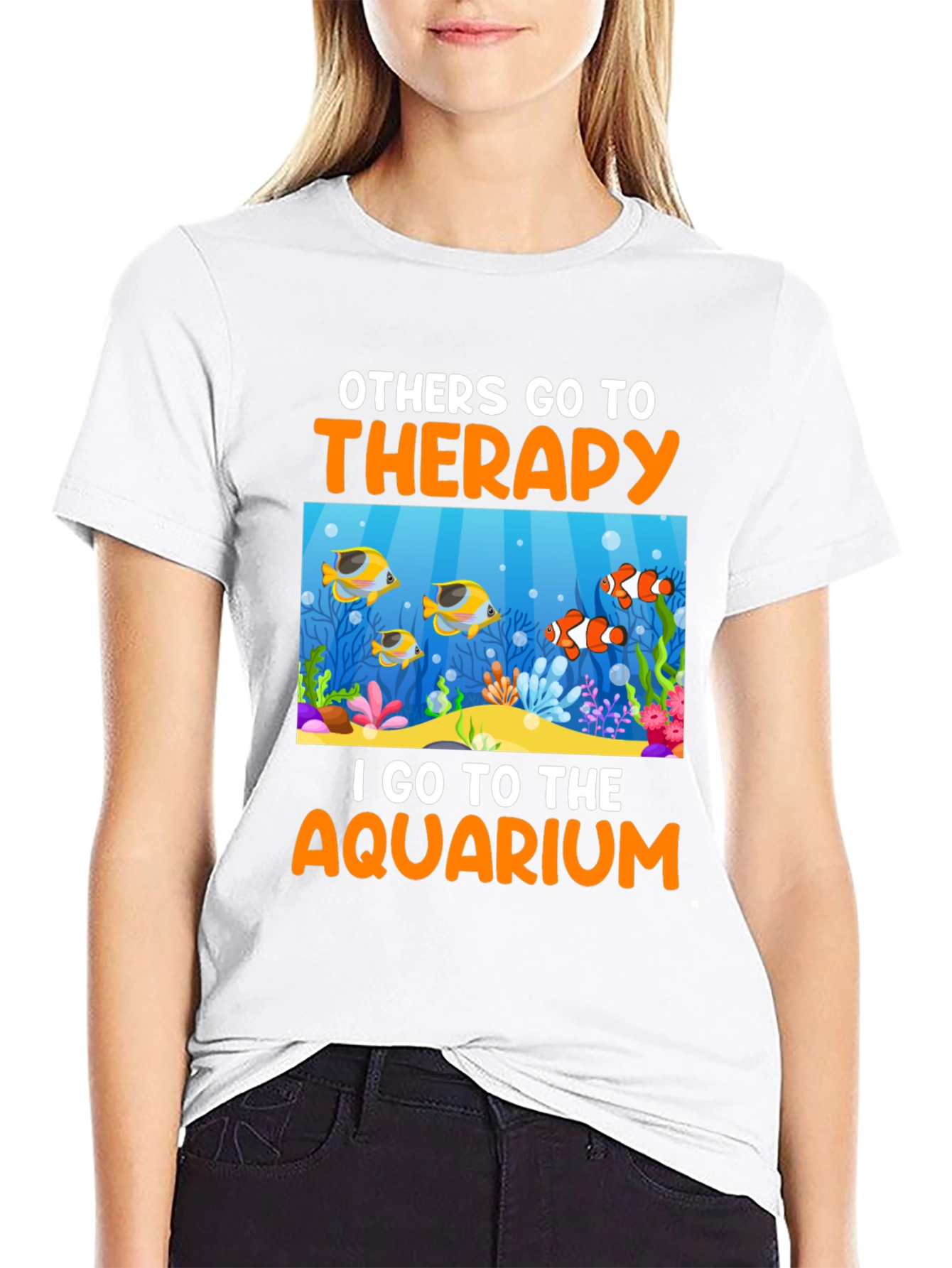 Aquarium Therapy T-Shirt Fish Lover Tee