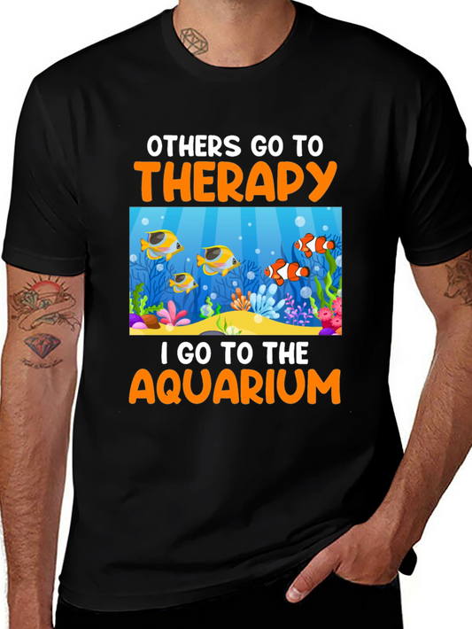 Aquarium Therapy T-Shirt Fish Lover Tee
