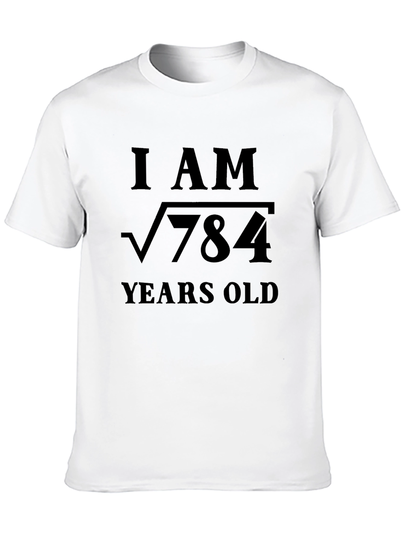 I Am Root 784 Years Old Black T-Shirt