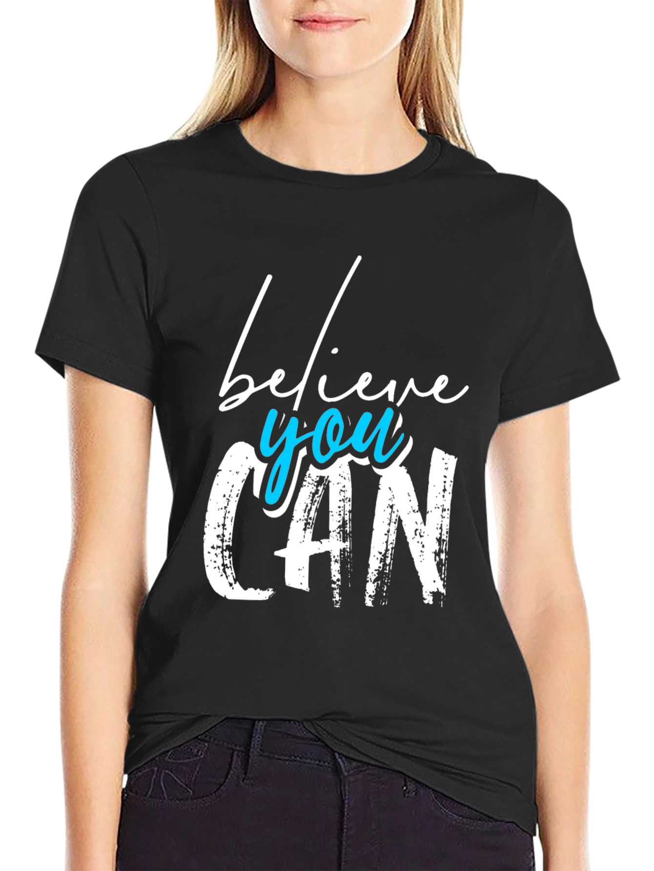 Believe You Can Graphic T-Shirt - Motivational Tee
