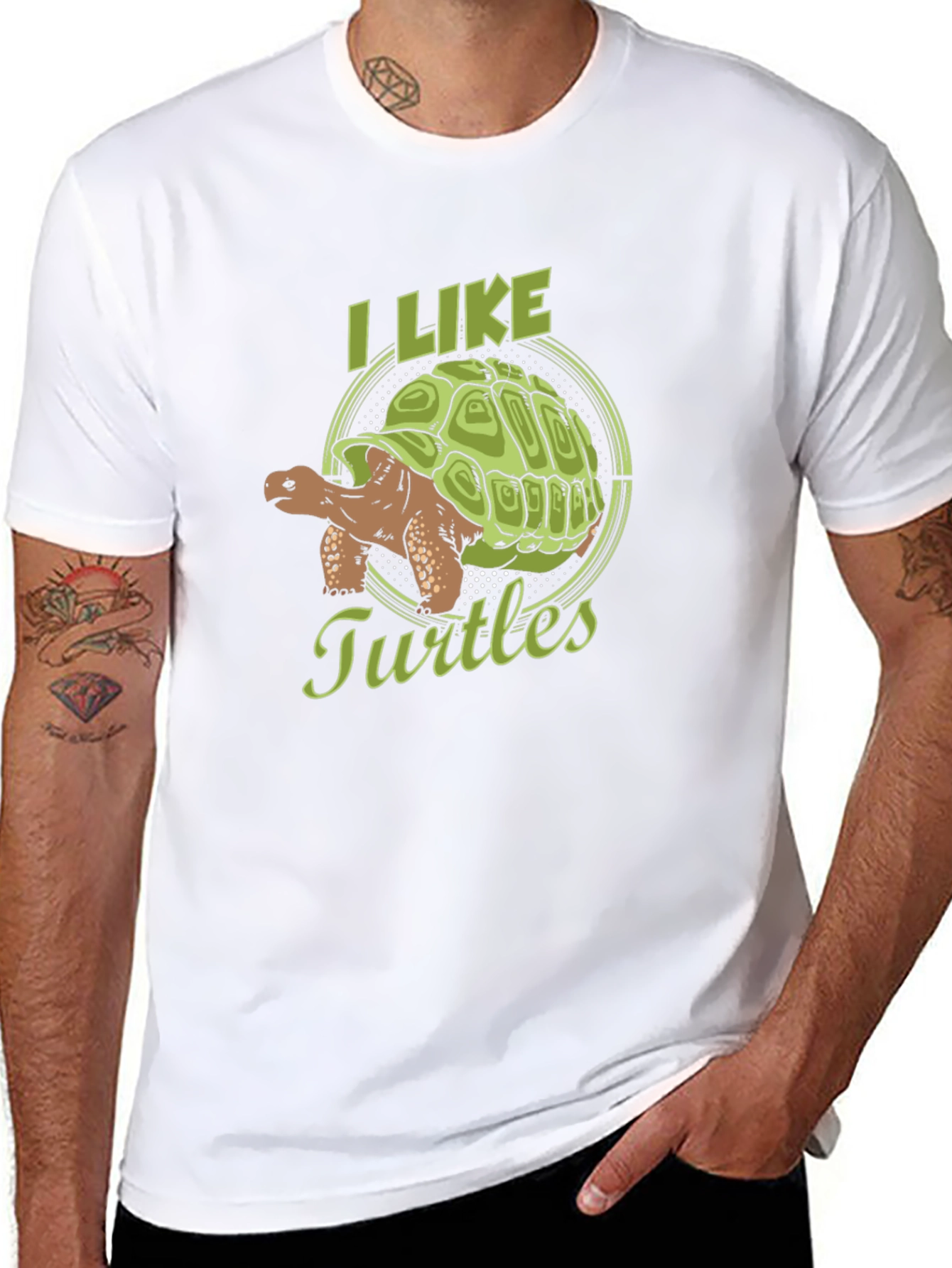 I Like Turtles Graphic T-Shirt