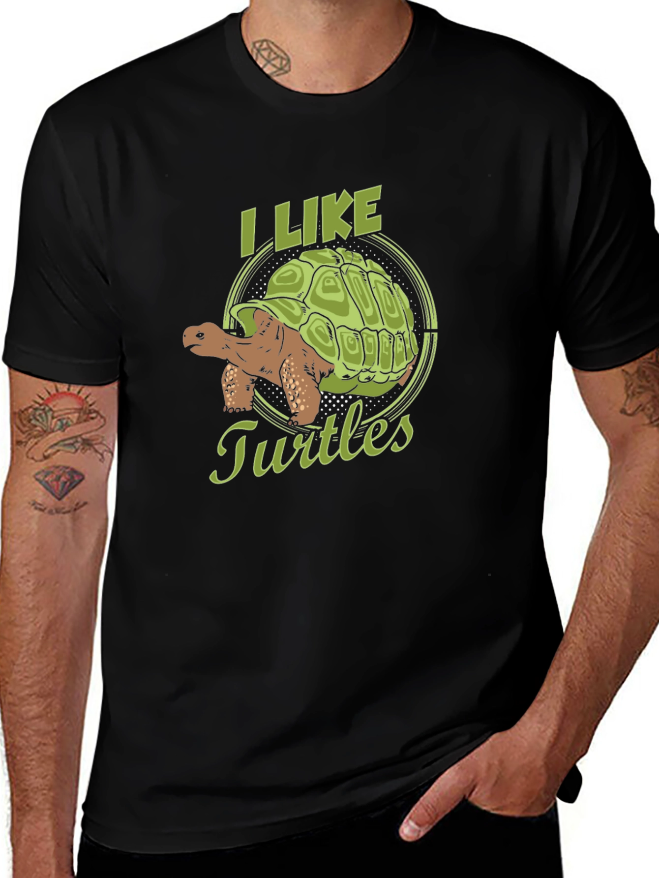 I Like Turtles Graphic T-Shirt
