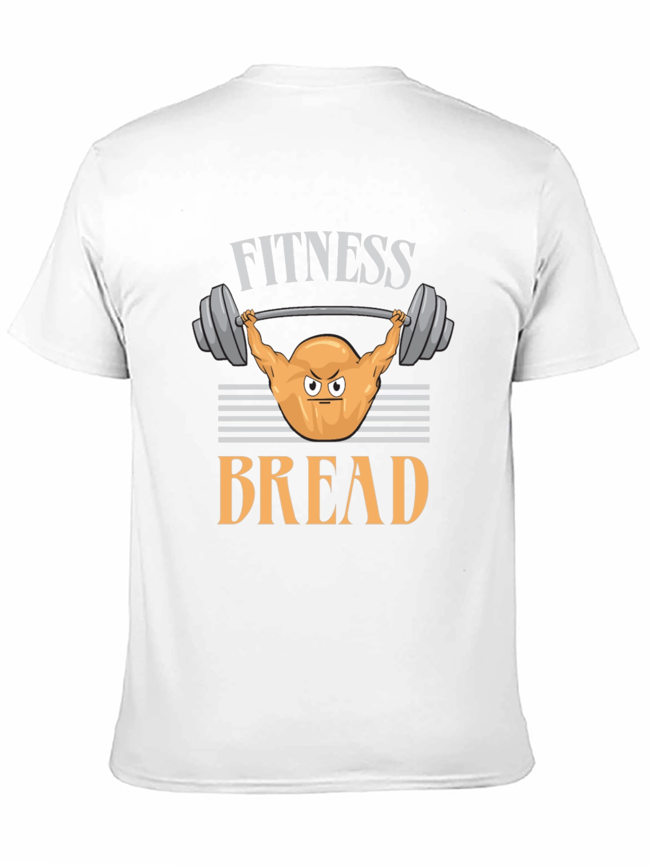 Fitness Bread Graphic Tee - Workout Humor