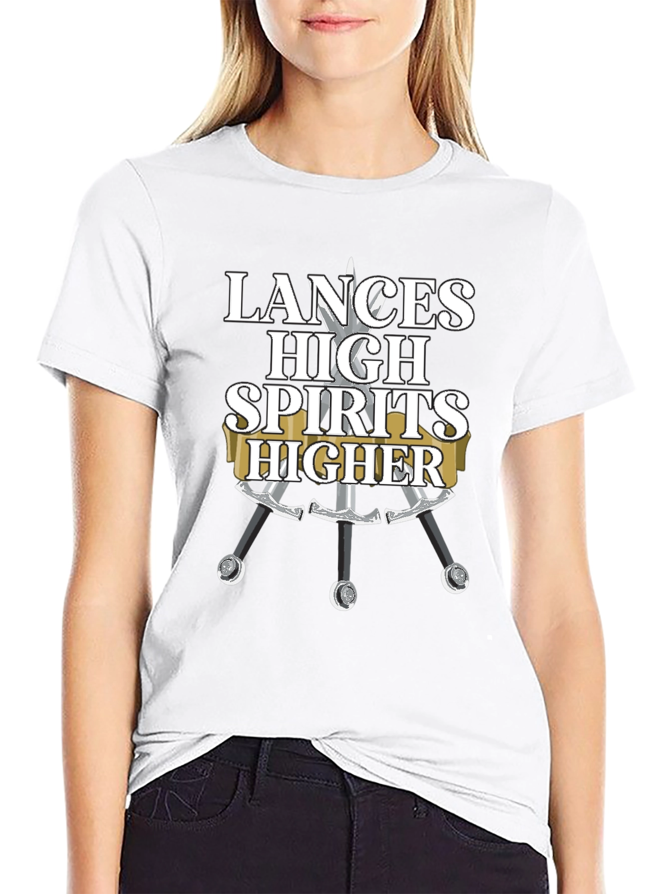 Lances High Spirits Higher Black T-Shirt