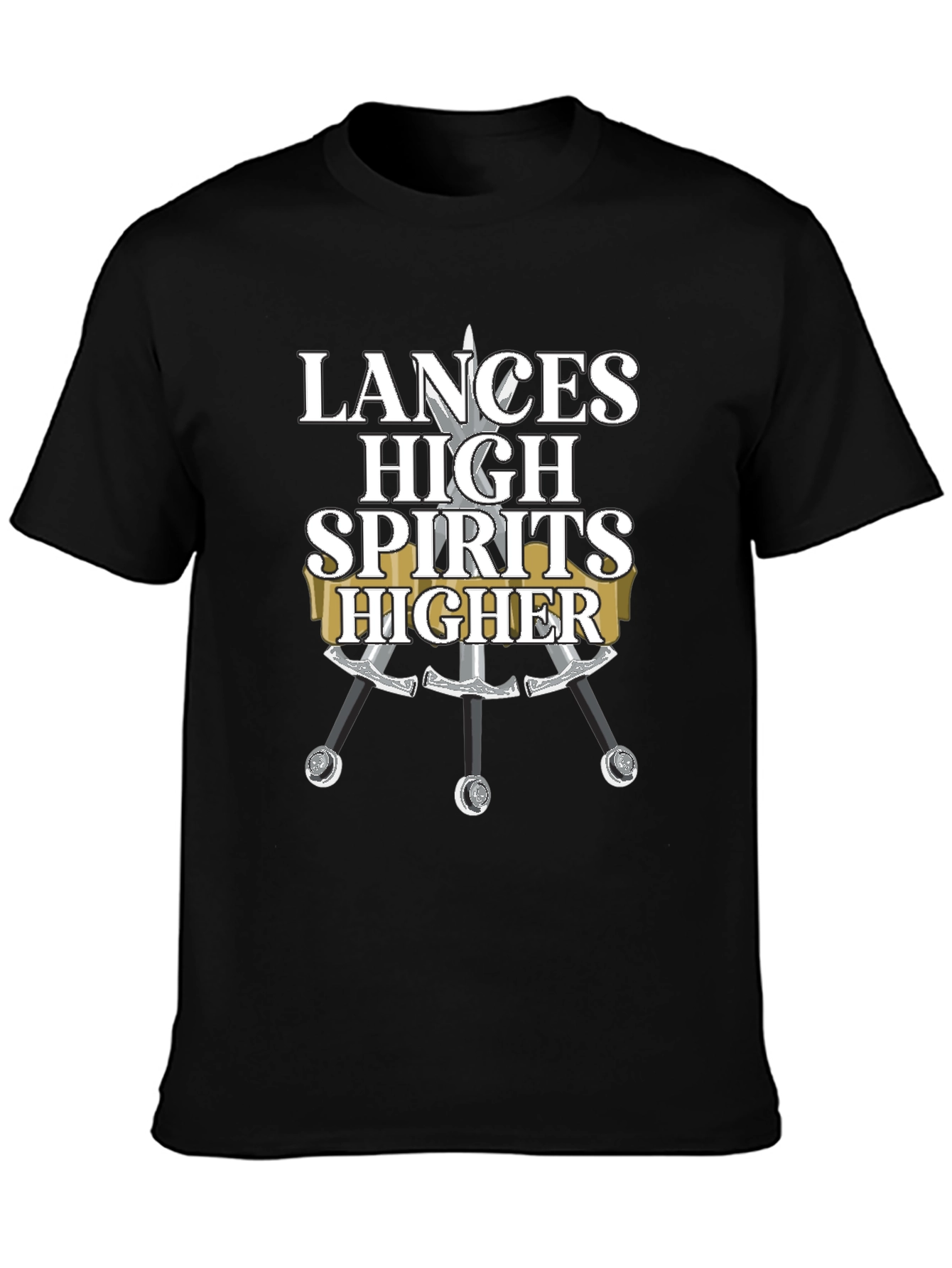 Lances High Spirits Higher Black T-Shirt