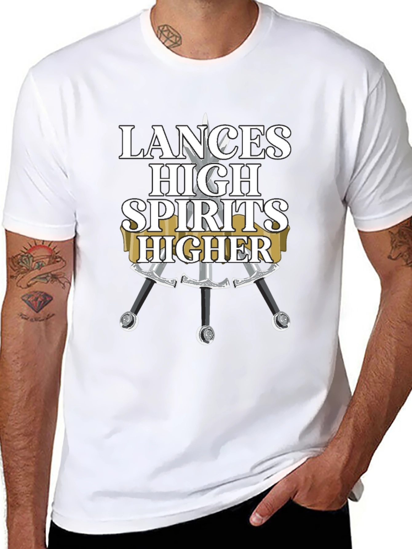 Lances High Spirits Higher Black T-Shirt