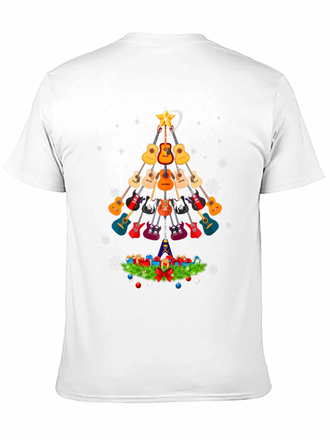 Guitar Christmas Tree T-Shirt