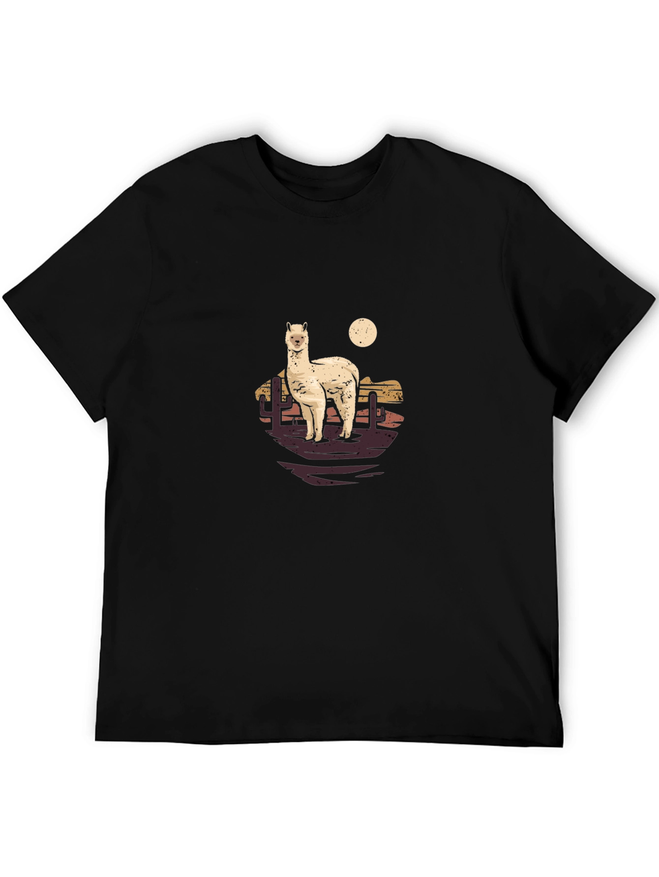 Desert Alpaca Graphic Tee - Trendy & Unique Design