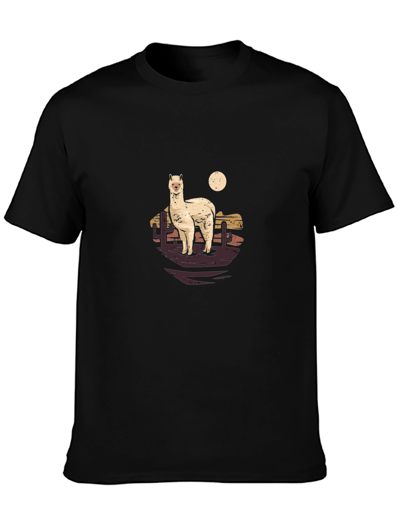 Desert Alpaca Graphic Tee - Trendy & Unique Design