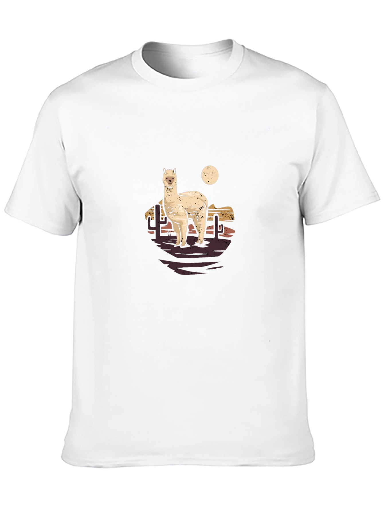 Desert Alpaca Graphic Tee - Trendy & Unique Design