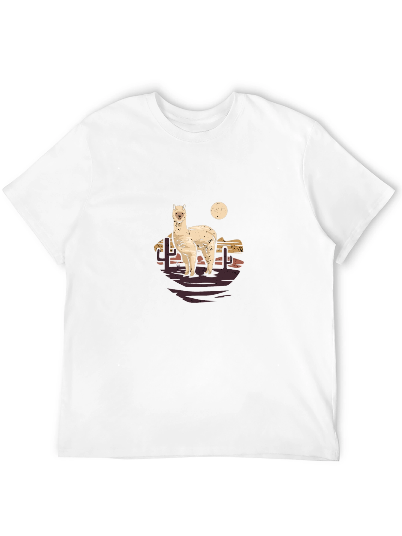 Desert Alpaca Graphic Tee - Trendy & Unique Design